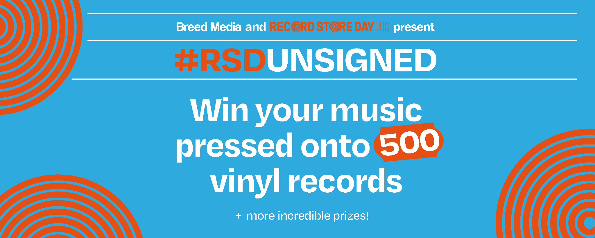 RSD Unsigned closing soon! Win the chance to get your music pressed onto vinyl, play at Truck Festival & more!